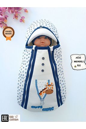 پتوی کودک و نوزاد سرمه ای پنبه ای Tomuycuk - کد 135392090