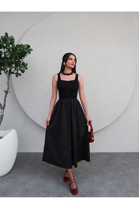 لباس مشکی زنانه بافتنی ESRAHELVACI - کد 906093996