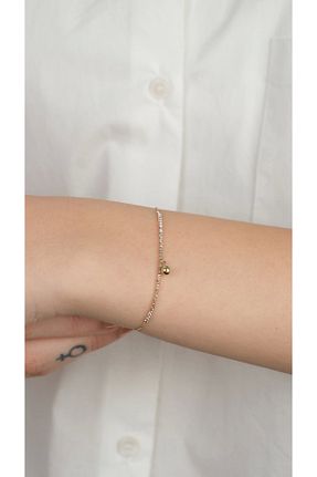 دستبند طلا طلائی زنانه 14 عیار Arpaş - کد 917817823
