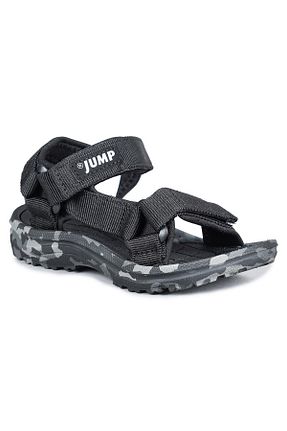 صندل مشکی بچه گانه پاشنه تخت Jump - کد 795481350