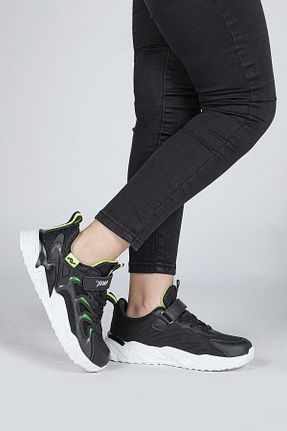 کفش اسنیکر مشکی بچه گانه بند دار Jump - کد 795481145