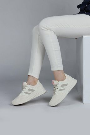 کفش پیاده روی طوسی زنانه پارچه ای Jump - کد 795480368