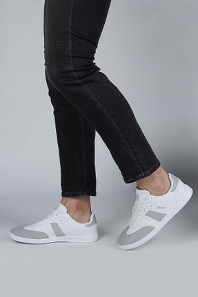 کفش اسنیکر سفید مردانه بند دار Jump - کد 795479933