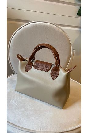 کیف دوشی بژ زنانه چرم مصنوعی Mercan - کد 809082127