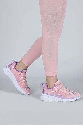 کفش اسنیکر صورتی بچه گانه بند دار Jump - کد 795480502