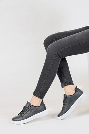 کفش اسنیکر مشکی زنانه بند دار Jump - کد 901796877