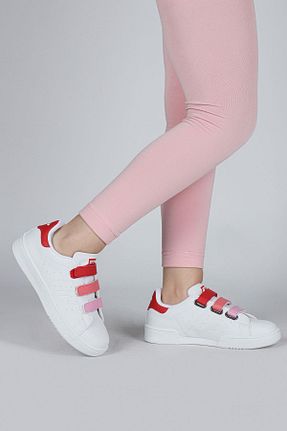کفش اسنیکر قرمز بچه گانه بند دار Jump - کد 795481387