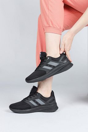 کفش پیاده روی مشکی زنانه پارچه ای Jump - کد 795480460