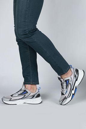 کفش اسنیکر طوسی مردانه بند دار Jump - کد 795479355