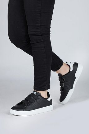 کفش اسنیکر مشکی بچه گانه بند دار Jump - کد 794334851