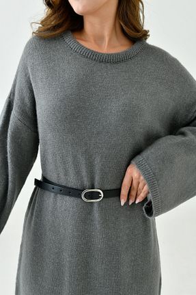 کمربند مشکی زنانه چرم مصنوعی bayansepeti - کد 890203999