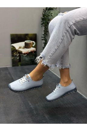 کفش کژوال آبی زنانه پاشنه کوتاه (1 - 4 سانتی متر) DİVA - کد 906133182