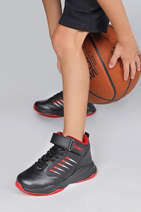 کفش بسکتبال مشکی بچه گانه چرم مصنوعی Jump - کد 363656138