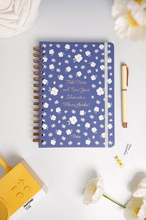 دفتر آبی Sert Matt Notebook - کد 906159785