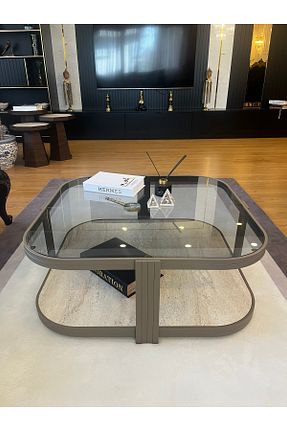 میز جلو مبلی متالیک فلزی Lisso - کد 920778336