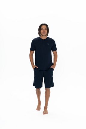 ست لباس راحتی سرمه ای مردانه طرح دار U.S. Polo Assn. - کد 906157071