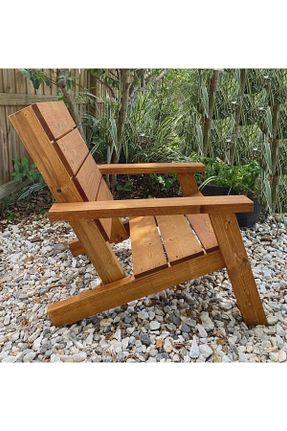 صندلی باغچه قرمز WOODENSA - کد 666765259