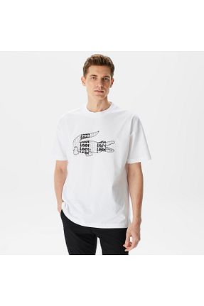 تیشرت سفید مردانه رگولار Lacoste - کد 814857043