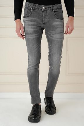 شلوار جین طوسی مردانه جین Efor - کد 906189499
