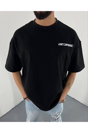 تیشرت مشکی مردانه اورسایز FURY wear - کد 906193406