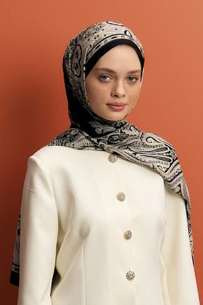 شال رنگی زنانه ابریشم Qef - کد 917836592