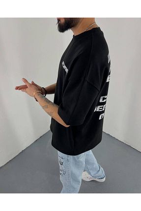 تیشرت مشکی مردانه اورسایز FURY wear - کد 906193406