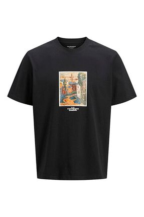 تیشرت مشکی مردانه رگولار Jack & Jones - کد 906190900