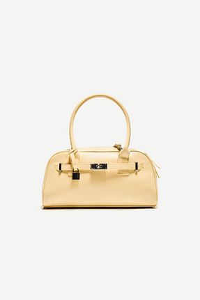 کیف دستی زرد زنانه سایز متوسط Bershka - کد 906206080