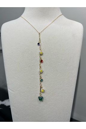 گردنبند استیل ( فولاد ) زرد زنانه استیل (فولاد) Store - کد 906209820