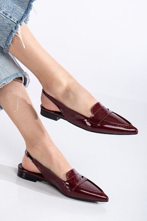 بابت زرشکی زنانه چرم لاکی MS SUGAR SHOES - کد 906206566