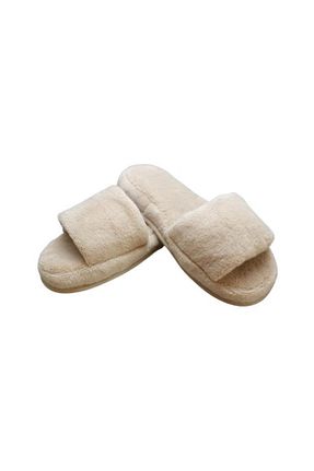 دمپائی خانگی بژ زنانه پارچه ای Ender Home - کد 649494486