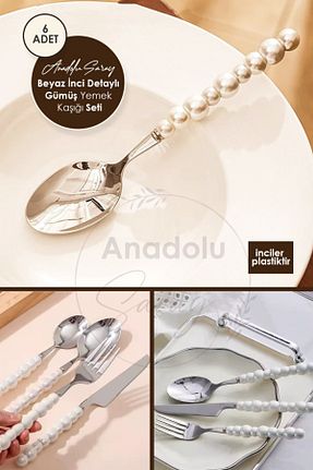 قاشق و چنگال و کارد 6 نفره Anadolu Saray - کد 906203718