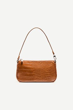 کیف دستی قهوه ای زنانه ابعاد کوچک Bershka - کد 906204310