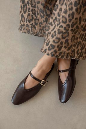 بابت قهوه ای زنانه چرم مصنوعی Straswans - کد 906205753