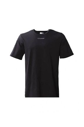 تیشرت مشکی مردانه یقه دوچرخه hummel - کد 823384816