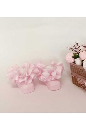 جوراب صورتی بچه گانه پنبه ای Yümese Çorap - کد 906225216
