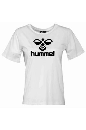 تیشرت اسپرت سفید زنانه پارچه hummel - کد 832638925