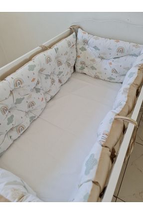 ست لحاف و روکش لحاف و روکش بالش کودک و نوزاد بژ پنبه ای babynestdunyasi - کد 279386600
