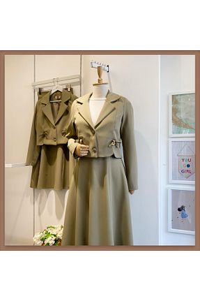 ست بالاتنه و پائین تنه سبز زنانه Fitted Faya Boutique - کد 906288949
