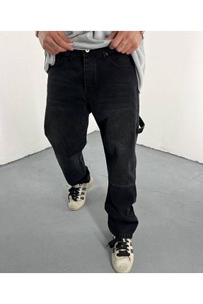 شلوار جین مشکی مردانه پاچه زیپ دار FURY wear - کد 906268392