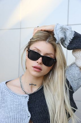 عینک آفتابی مشکی زنانه UV400 Zzla - کد 768913895
