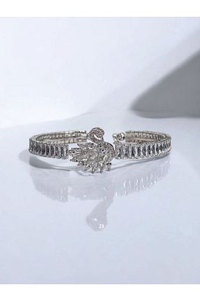 دستبند استیل (فولاد) طوسی زنانه استیل (فولاد) GUNESTAKI - کد 906306827