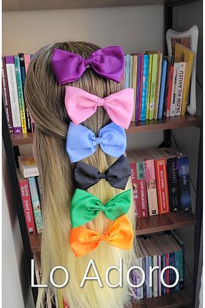 گیره سر نارنجی بچه گانه ساتن LO ADORO - کد 906311844