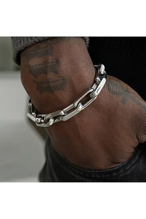 دستبند استیل (فولاد) مشکی مردانه استیل (فولاد) Jorg Zenn - کد 183308260