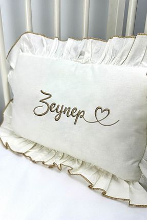بالش و روبالشی کودک و نوزاد زرشکی پنبه ای Messido - کد 896815835