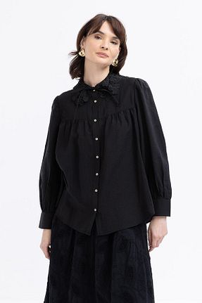 پیراهن حجاب مشکی زنانه رگولار ALLDAY - کد 906407687