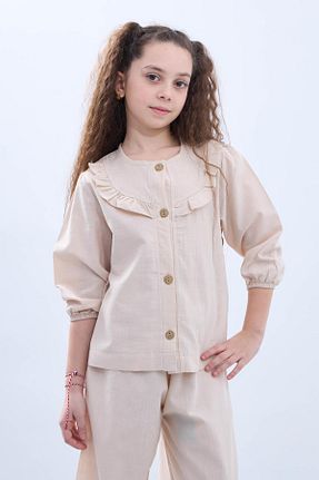 ست بالاتنه و پائین تنه بژ بچه گانه بافتنی Perendi - کد 858994031