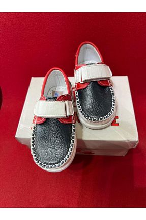 کفش کلاسیک سرمه ای بچه گانه چرم خالص Windy Shoes - کد 906426841