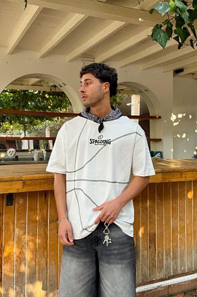 تیشرت نباتی مردانه اورسایز Flaw Wear - کد 906426313
