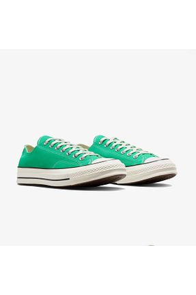 کفش اسنیکر سبز زنانه بند دار Converse - کد 906418884